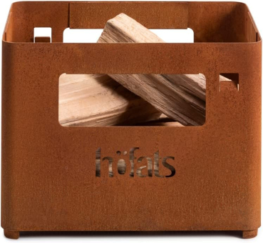 Preview: Höfats® BEER BOX Feuerkorb & Grill & Bierkiste & Hocker Rostpatina